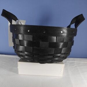 Longaberger Black‎ Button Basket Set